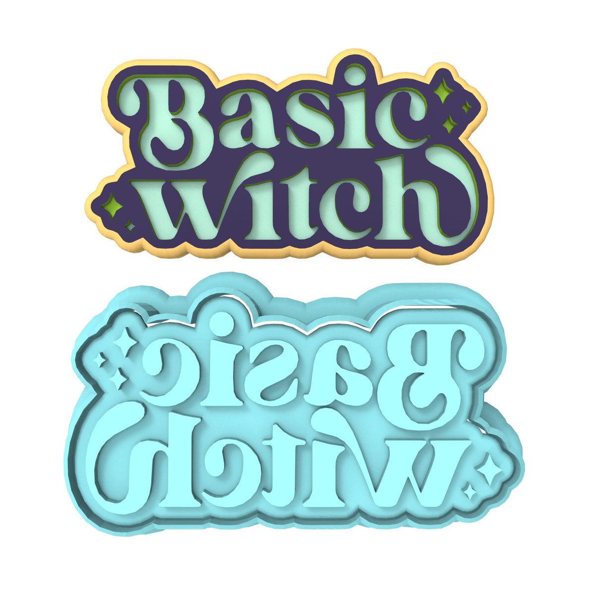 Basic Witch Cookie Cutter | Stamp | Stencil #2