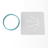 Basketball Cookie Cutter | Stamp | Stencil #1
