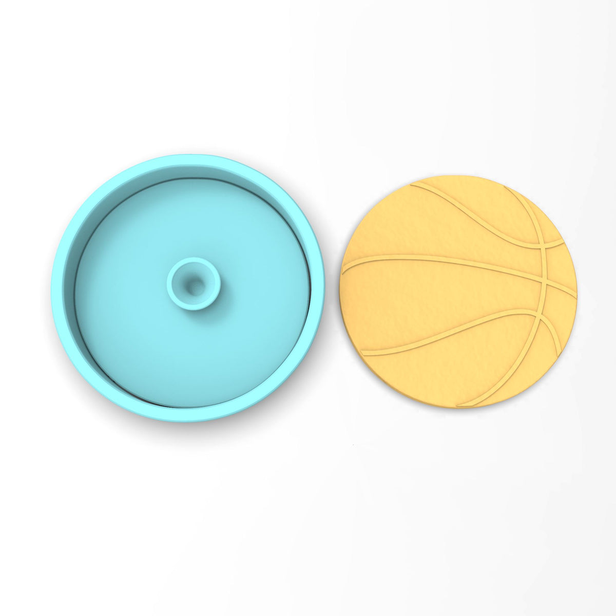 Basketball Cookie Cutter | Stamp | Stencil #1
