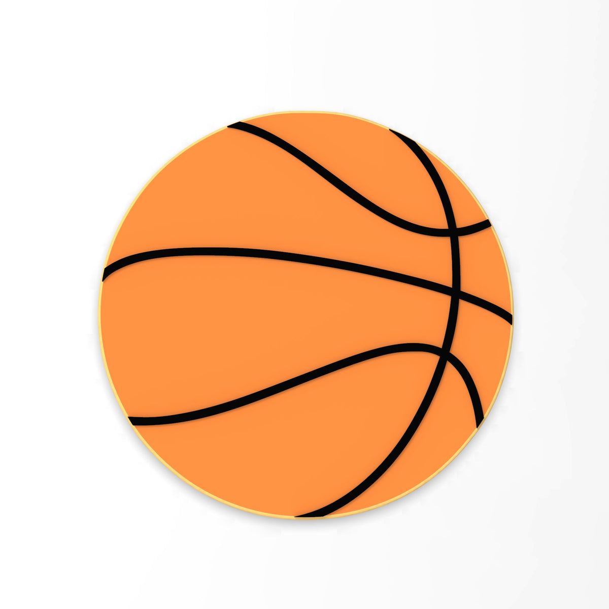 Basketball Cookie Cutter | Stamp | Stencil #1