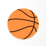 Basketball Cookie Cutter | Stamp | Stencil #1