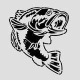 Bass Cookie Cutter | Stamp | Stencil #1 Boys/ Army / Outdoorsman Cookie Cutter Lady 2 Inch Small Cupcake Stencil Only No