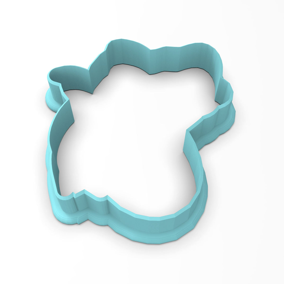 Bass Hook Cookie Cutter | Stamp | Stencil #1
