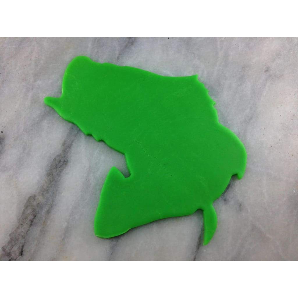 Bass Outline Cookie Cutter #2 - Boys/ Army / Outdoorsman