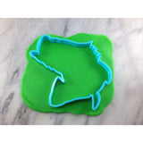 Bass Outline Cookie Cutter #2 - Boys/ Army / Outdoorsman