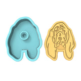 Basset Hound Dog Breed Cookie Cutter | Stamp | Stencil #1 Animals & Dinosaurs Cookie Cutter Lady 