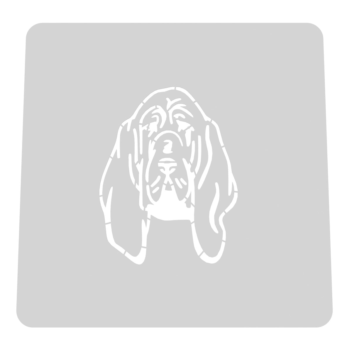 Basset Hound Dog Breed Cookie Cutter | Stamp | Stencil #1 Animals & Dinosaurs Cookie Cutter Lady MINI - 2 Inches (5cm) Stencil ONLY 