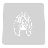 Basset Hound Dog Breed Cookie Cutter | Stamp | Stencil #1 Animals & Dinosaurs Cookie Cutter Lady MINI - 2 Inches (5cm) Stencil ONLY 