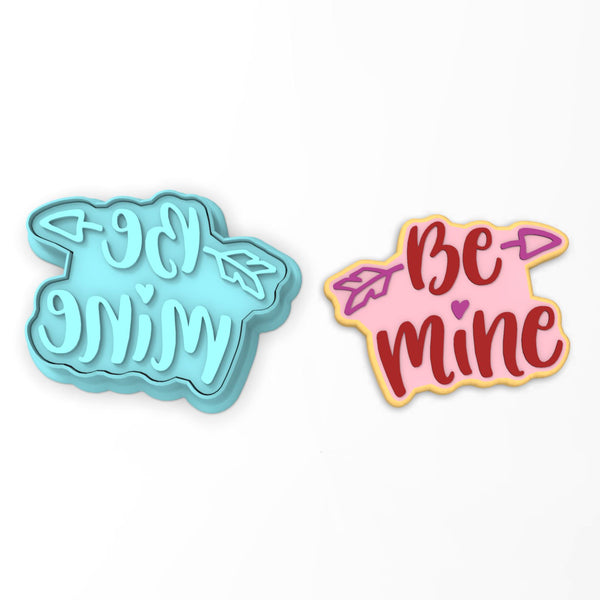 Be Mine Cookie Cutter | Stamp | Stencil #1