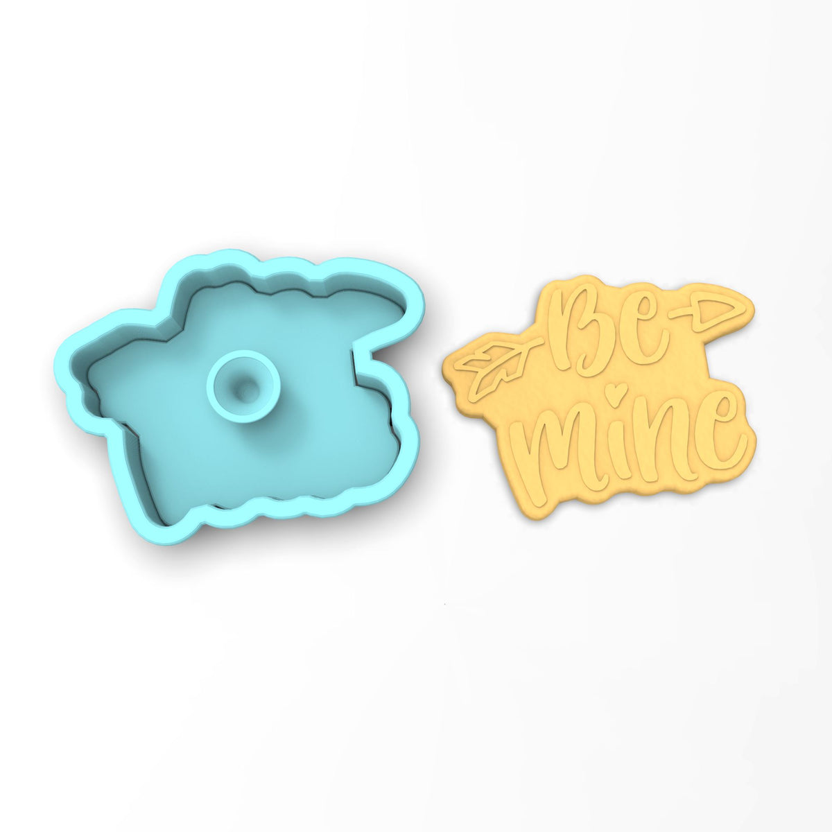 Be Mine Cookie Cutter | Stamp | Stencil #1