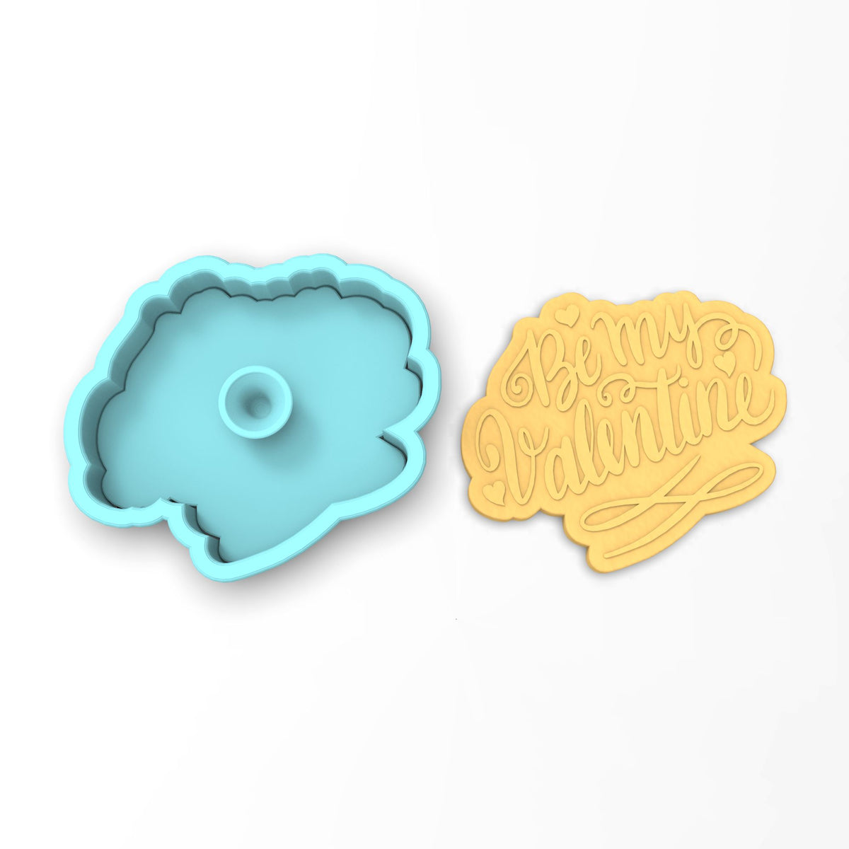 Be My Valentine Cookie Cutter | Stamp | Stencil #1