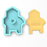 Beach Chair Cookie Cutter | Stamp | Stencil #1