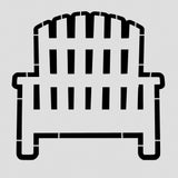 Beach Chair Cookie Cutter | Stamp | Stencil #2