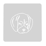 Beagle Cookie Cutter | Stamp | Stencil #1 Animals & Dinosaurs Cookie Cutter Lady MINI - 2 Inches (5cm) Stencil ONLY 