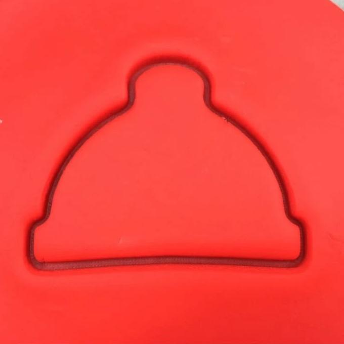 Beanie Cookie Cutter Outline Xmas / Winter / NYE Cookie Cutter Lady 