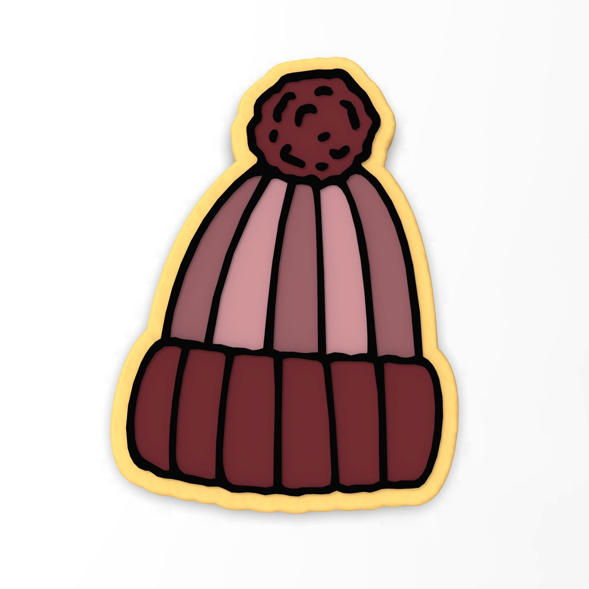 Beanie Hat Cookie Cutter | Stamp | Stencil