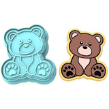 Bear Body Cookie Cutter | Stamp | Stencil #1