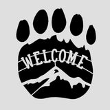Bear Claw Welcome Cookie Cutter | Stamp | Stencil #1 Wedding / Baby / V Day Cookie Cutter Lady 