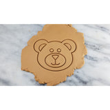 Bear Face Cookie Cutter  Stamp & Outline #1