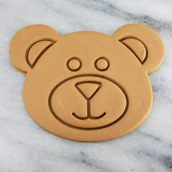 Bear Face Cookie Cutter  Stamp & Outline #1