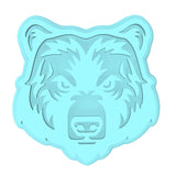 Bear Face Cookie Cutter | Stamp | Stencil #2 Animals & Dinosaurs Cookie Cutter Lady MINI - 2 Inches (5cm) Stamp ONLY 