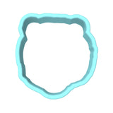 Bear Growling Face Cookie Cutter | Stamp | Stencil #1 Animals & Dinosaurs Cookie Cutter Lady MINI - 2 Inches (5cm) Cookie Cutter ONLY (Outline) 
