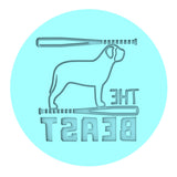 Beast Cookie Cutter | Stamp | Stencil #1 4th of july Cookie Cutter Lady MINI - 2 Inches (5cm) Debosser ONLY 