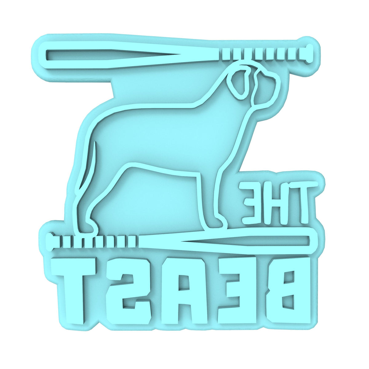 Beast Cookie Cutter | Stamp | Stencil #1 4th of july Cookie Cutter Lady MINI - 2 Inches (5cm) Stamp ONLY 