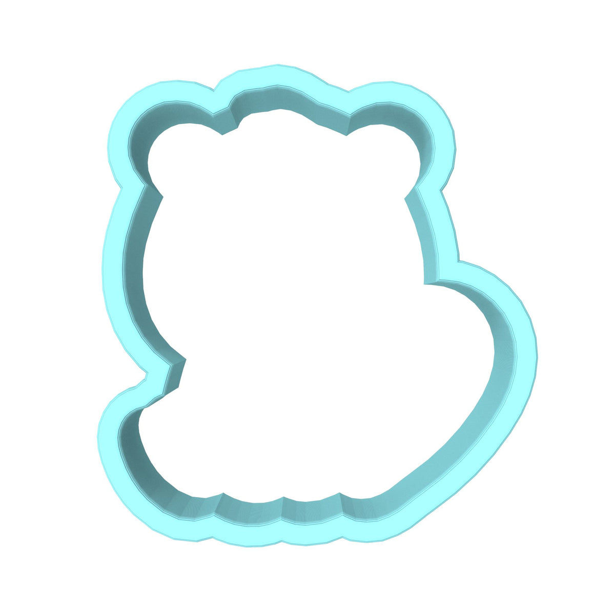 Beaver Cookie Cutter | Stamp | Stencil #1 Animals & Dinosaurs Cookie Cutter Lady MINI - 2 Inches (5cm) Cookie Cutter ONLY (Outline) 