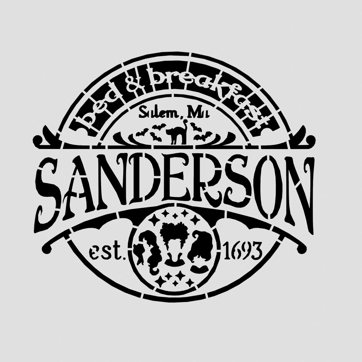 Bed and Breakfast Sanderson Cookie Cutter | Stamp | Stencil #1