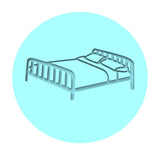 Bed Cookie Cutter | Stamp | Stencil #1 Bachelorette & Bachelor Cookie Cutter Lady MINI - 2 Inches (5cm) Debosser ONLY 