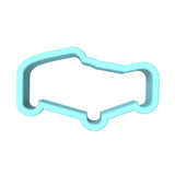 Bed Cookie Cutter | Stamp | Stencil #1 Bachelorette & Bachelor Cookie Cutter Lady MINI - 2 Inches (5cm) Cookie Cutter ONLY (Outline) 