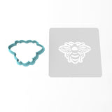 Bee Cookie Cutter | Stamp | Stencil #1