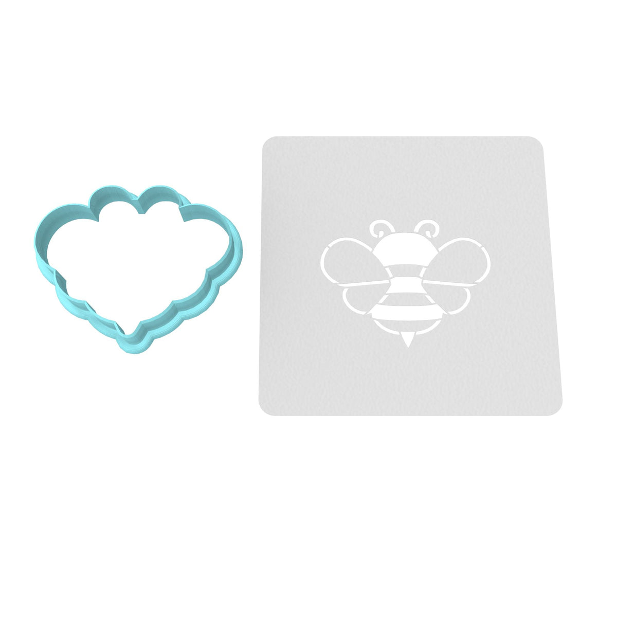 Bee Cookie Cutter | Stamp | Stencil #2