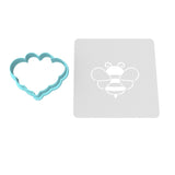 Bee Cookie Cutter | Stamp | Stencil #2