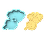 Bee Cookie Cutter | Stamp | Stencil #3