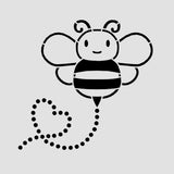 Bee Cookie Cutter | Stamp | Stencil #3