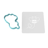 Bee Cookie Cutter | Stamp | Stencil #3