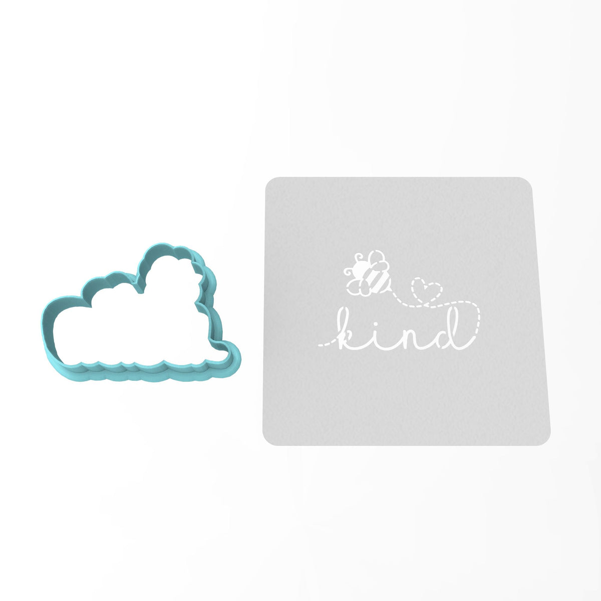 Bee Kind Cookie Cutter | Stamp | Stencil #1