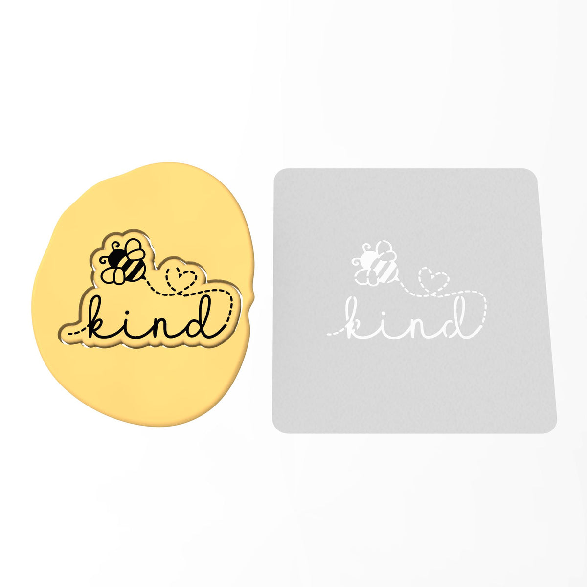 Bee Kind Cookie Cutter | Stamp | Stencil #1