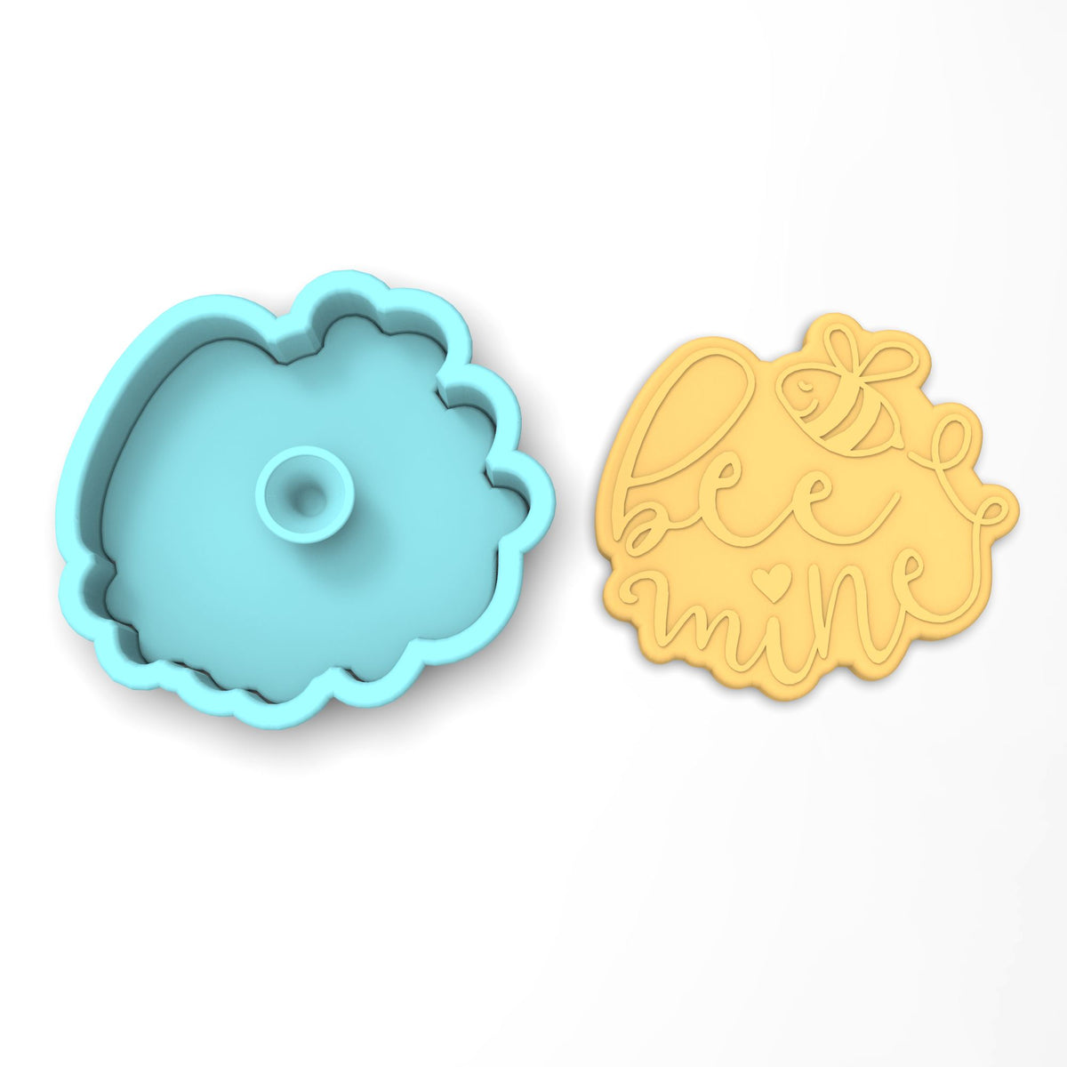 Bee Mine Cookie Cutter | Stamp | Stencil