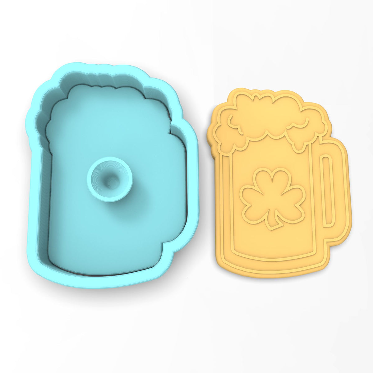 Beer Clover Cookie Cutter | Stamp | Stencil
