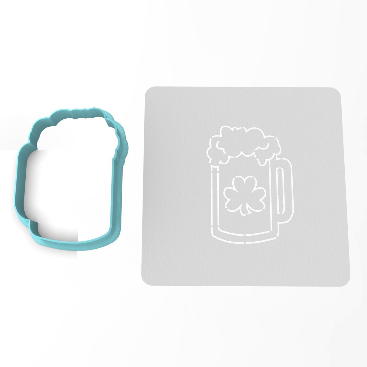 Beer Clover Cookie Cutter | Stamp | Stencil