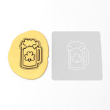 Beer Clover Cookie Cutter | Stamp | Stencil