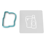 Beer Mug and Bottle Cookie Cutter | Stamp | Stencil