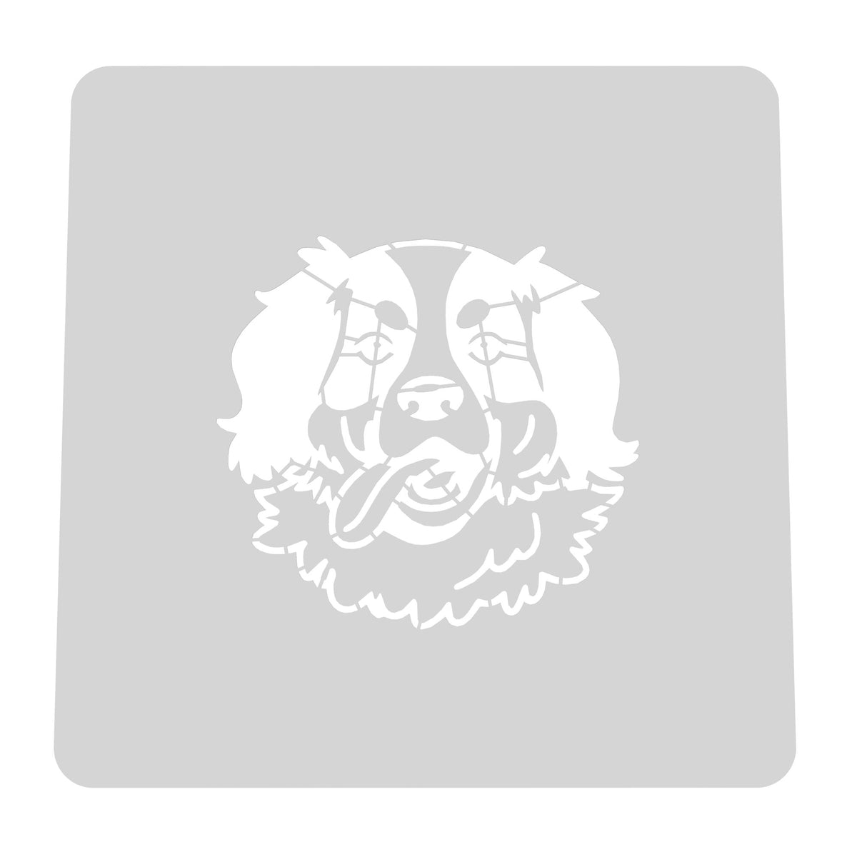Bernese Mountain Dog Cookie Cutter | Stamp | Stencil #1 Animals & Dinosaurs Cookie Cutter Lady MINI - 2 Inches (5cm) Stencil ONLY 