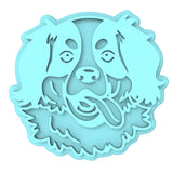 Bernese Mountain Dog Cookie Cutter | Stamp | Stencil #1 Animals & Dinosaurs Cookie Cutter Lady MINI - 2 Inches (5cm) Stamp ONLY 