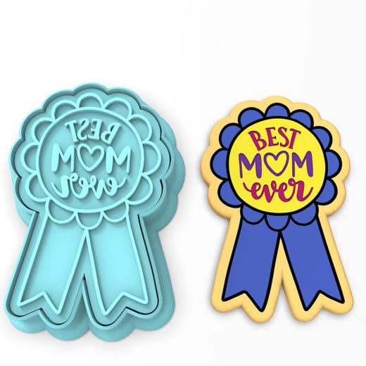 Best Mom Ever Award Cookie Cutter | Stamp | Stencil #1
