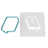 Bible Cookie Cutter | Stamp | Stencil #1 Animals & Dinosaurs Cookie Cutter Lady MINI - 2 Inches (5cm) **BUNDLE** Cutter + Stencil 