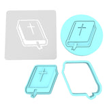 Bible Cookie Cutter | Stamp | Stencil #1 Animals & Dinosaurs Cookie Cutter Lady MINI - 2 Inches (5cm) **FULL SET BUNDLE** Cutter + Stamp + Stencil + Debosser **BEST DEAL** 